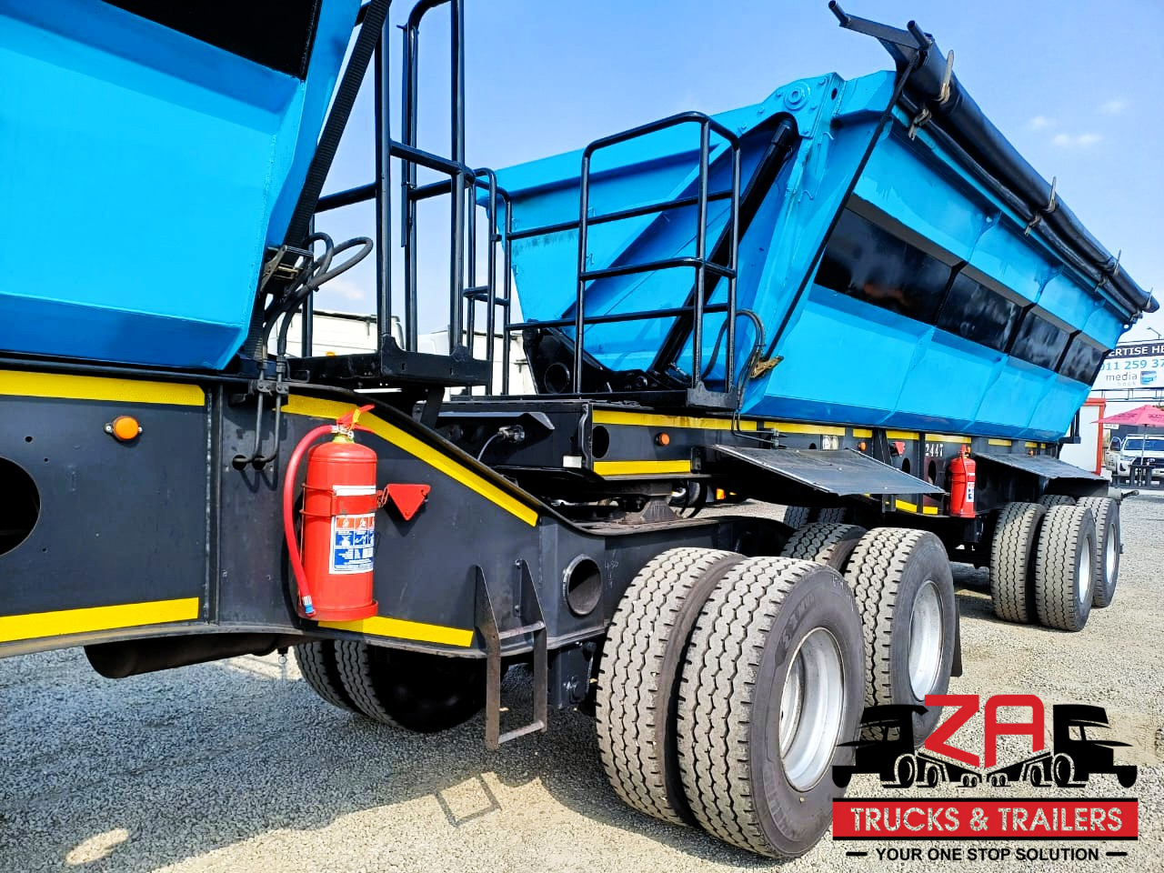 2018 AFRIT 40 CUBE SIDE TIPPER TRAILER #53187